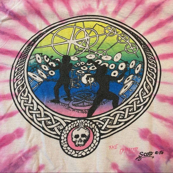 Super Rare Vintage 80's Grateful Dead Tie-Dye - Picture 5 of 10